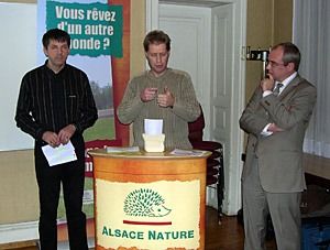 De gauche à droite : R. Geyman, J.-M. Birling et F. Deck - Photo Jean-Marc Bronner