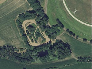 Vue aérienne de la zone  - Photo Google Earth